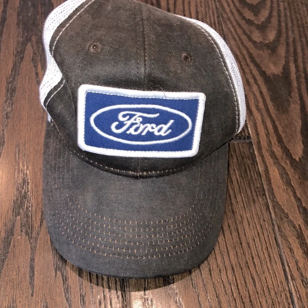 FORD brown and mesh trucker hat one size fits most